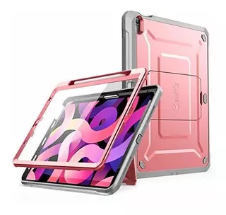 Funda iPad Air 4 Supcase Protector Incorporado Rose Gold