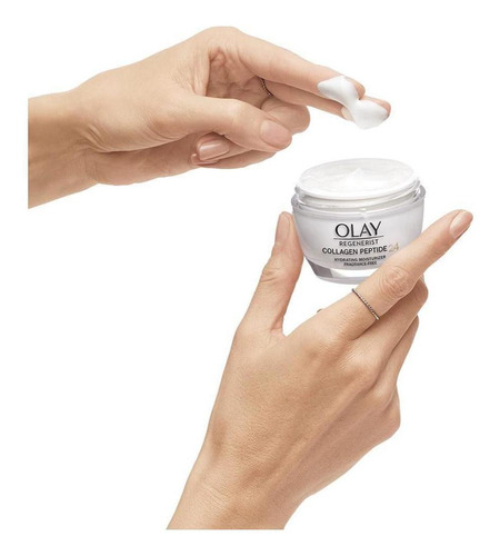Crema hidratante facial con colágeno Olay Regenerist Peptide 24+, 48 g