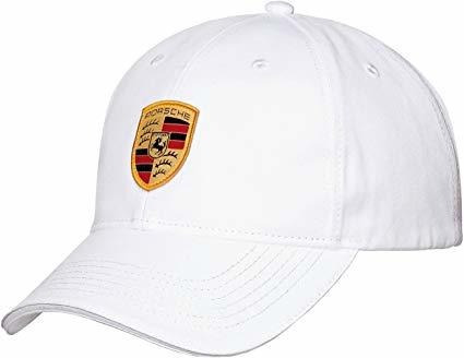 Porsche Logotipo De La Cresta Gorra De Béisbol Blanca