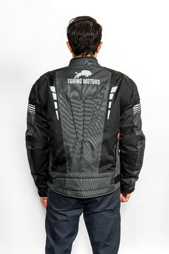 Chamarra Motociclista De Neopreno Con Protecciones Nafe