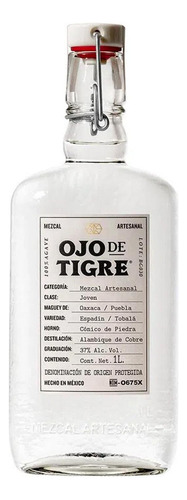 Pack De 12 Mezcal Ojo De Tigre Joven 1 L