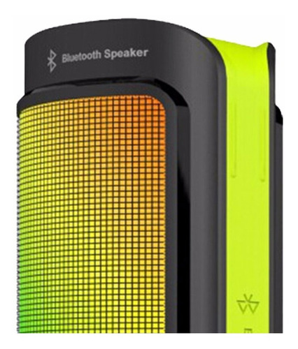 Parlante Stereo Bluetooth- Ion -luces Led