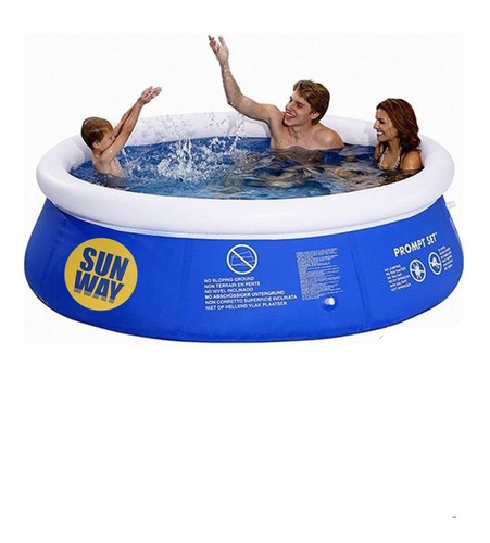 Piscina Com Borda Inflável 1000 Litros Elp01001 Sunway