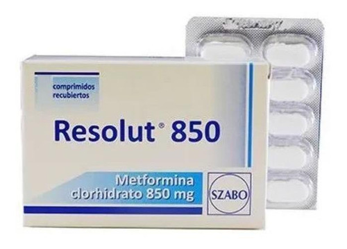 Resolut  850 Mg Lp 30 Comprimidos | Metformina
