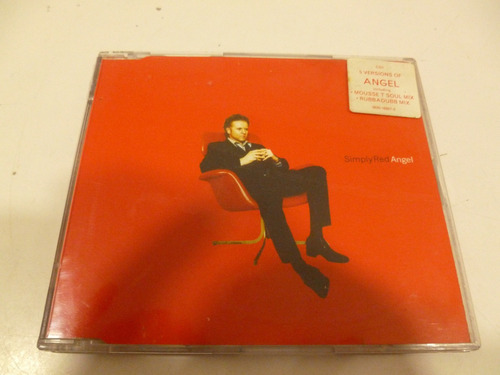 Cd Simply Red, Angel, 5 Versiones Del Tema Angel 