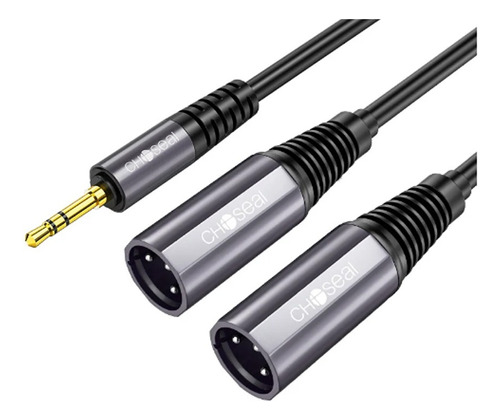 Cable 3.5mm Trs Pvc (3m) 2-xlr Macho Dj 1/8 Laptop Pc