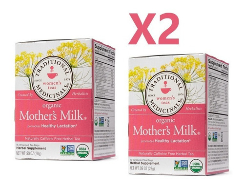 Mothers Milk Te Que Promueve Lactancia Materna Pack De 2
