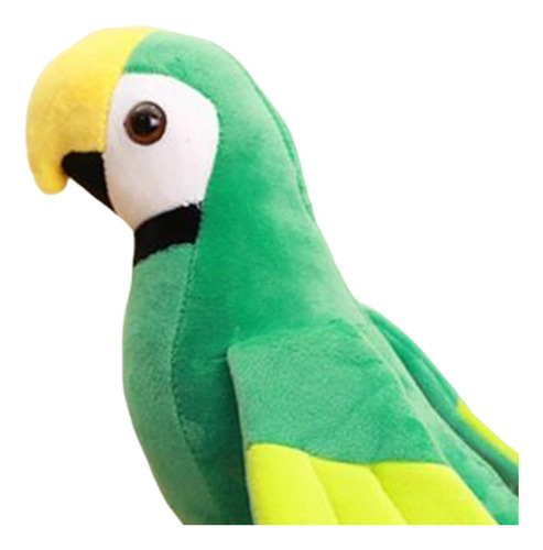 Adorable Loro De Peluche De Juguete, Animales De Verde