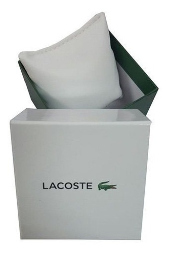 Relógio Lacoste Original Prata Modelo 2010886