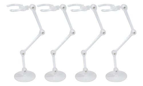 4 Soportes Para Base De Acción, Modelo De Muñeca, Claro