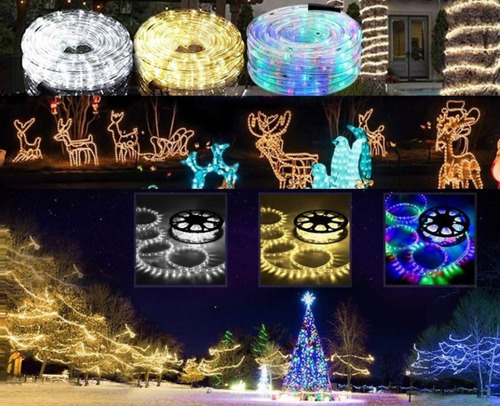 Imagen 5 de 5 de Manguera Led 5 Metros Flexible Navidad Silicona