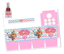 Comprar Kit Imprimible Caja Lapicero Skye Y Everest Paw Patrol