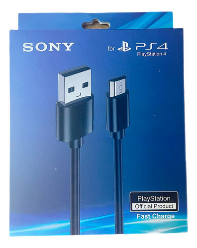 Cable De Carga Para Joystick Ps4 Cable Carga Ps4 1.8 Metros