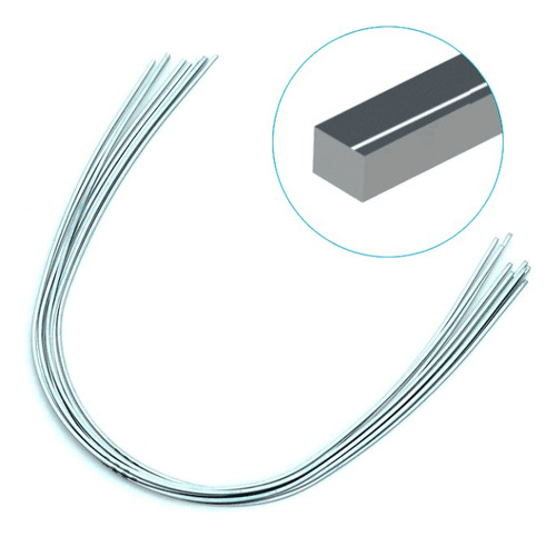 Arco Niti Ortodoncia Brackets Rectangular (10 Arcos)