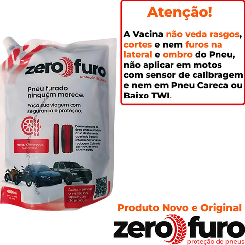 Kit Camara Ar Aro 18 + Vacina Pneu 400 Ml Grapks + Michelin