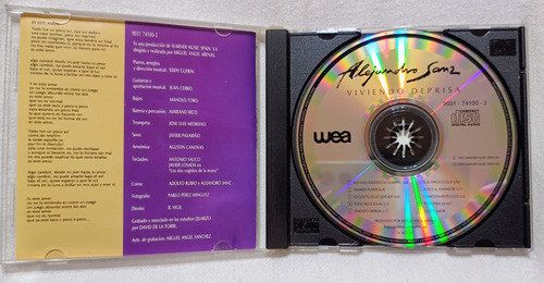 Cd Viviendo Deprisa, De Alejandro Sanz Estándar (Usado)