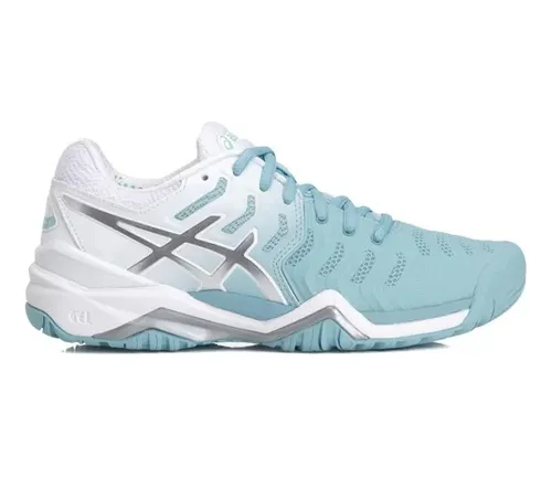 Asics gel resolution 7 porcelain blue cheap