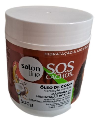 Máscara De Hidratação Sos Cachos Cococreme Salon Line 500ml