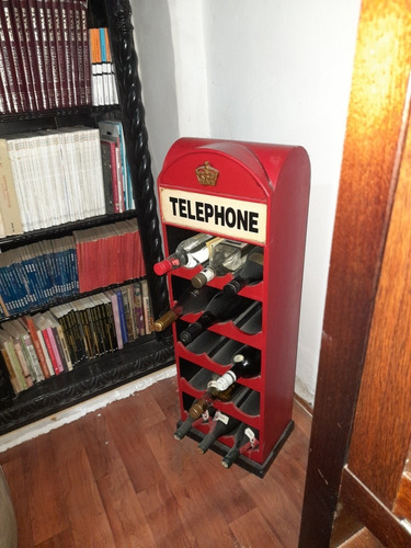 Bar Bodeguero Cabina Telefonica Londres, Único, Regalo! (Usado)