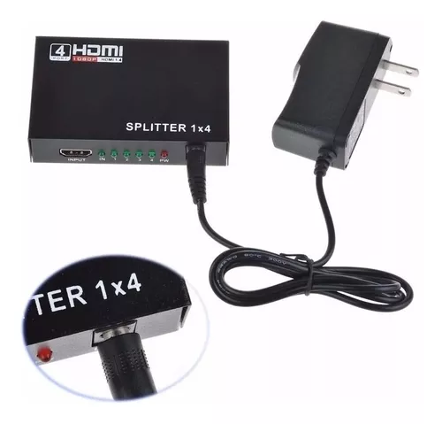 SPLITTER HDMI 1 ENTRADA 2 SALIDAS HD 1080P - V1.3 Conectividad Video  Splitter