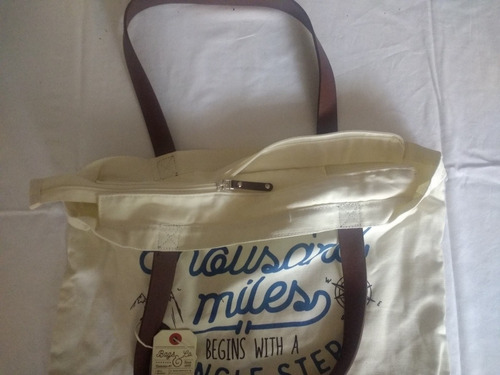 Imagen 4 de 4 de Bolso De Tela ,gran Capacidad