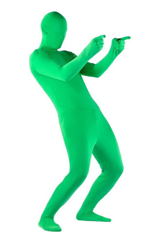 Traje Chromakey Verde Para Efectos Especiales Cuerpocompleto