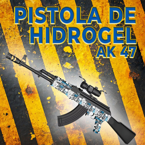 Pistola Hidrogel Lanzadores Gel Automática Recargable Ak 47