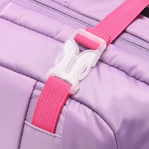 Mochila Viajera 18 Gwen Skora Q Color Lila Diseño De La Tela Liso