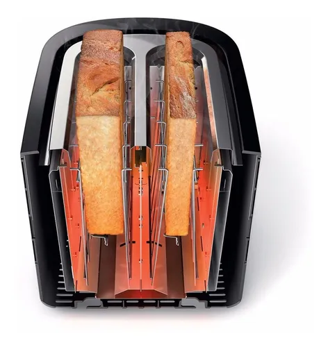 Tostadora philips online negra