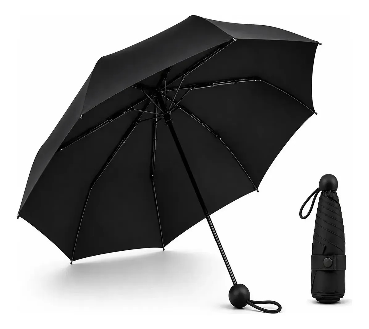 Mini Guarda Chuva Bolsa Cápsula De Bolso Sombrinha Portátil Anti-uv