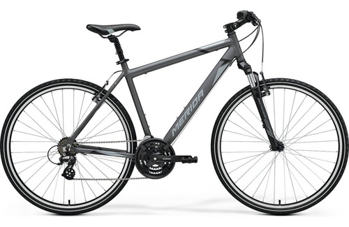 Bicicleta Urbana Merida Crossway 10v Color Gris Unisex Tamaño Del Cuadro S