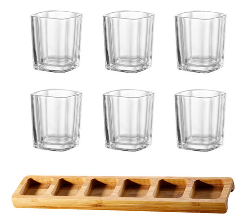 Bandeja Para Bebidas Bullet Cup Glass