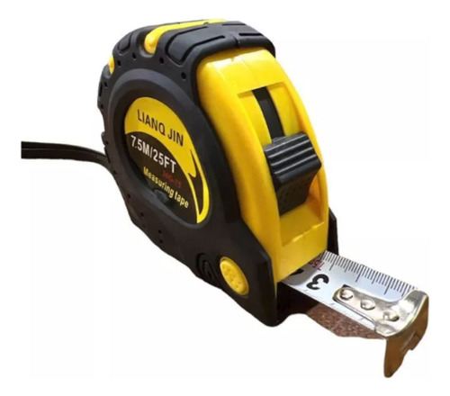 Cinta Metrica Metalica 7.5 Mts Engomada Numeros Grandes