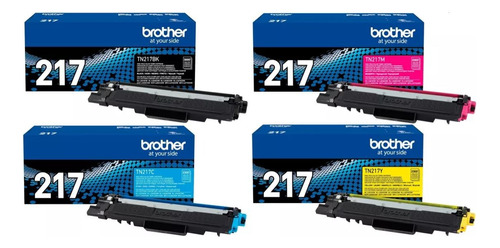  Pack Toner Brother Tn - 217 Original