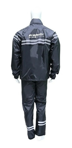 Imagen 5 de 6 de Impermeable Joe Rocket Rs-2 Rain Suit Negro Para Moto
