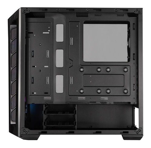 Gabinete Cooler Master Masterbox Mb520 Argb Cristal Templado Color Negro