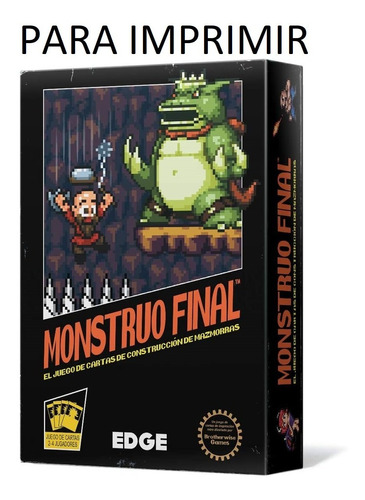 Boss Monster (juego Para Imprimir)