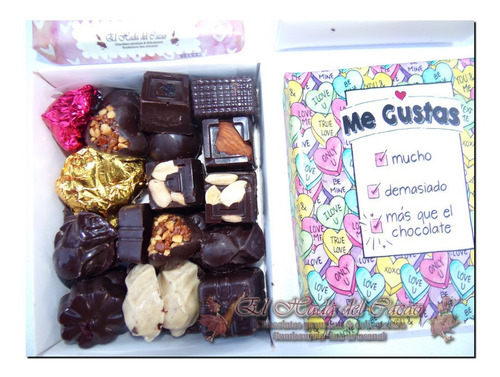 Imagen 2 de 2 de Bombones De Chocolate Premium Veganos, Sin Tacc Ni Lactosa