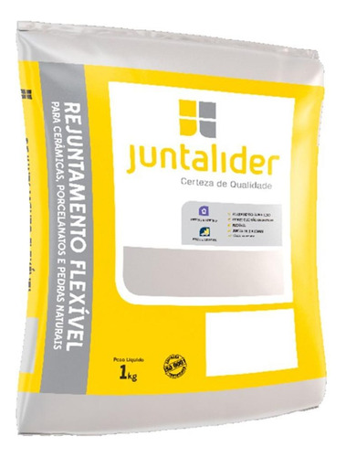 Rejunte Juntalider Caramelo 1kg  9010000016 - Kit C/20