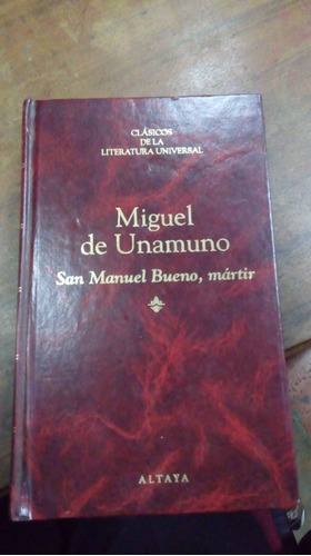  Libro San Manuel Bueno, Mártir