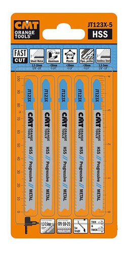 Hojas Para Sierras Caladoras Cmt Código Jt123x