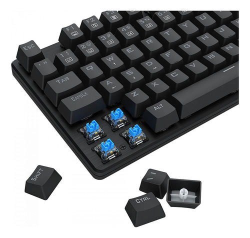Teclado Mecânico Gamer Redragon Valheim Rainbow, Switch Brow