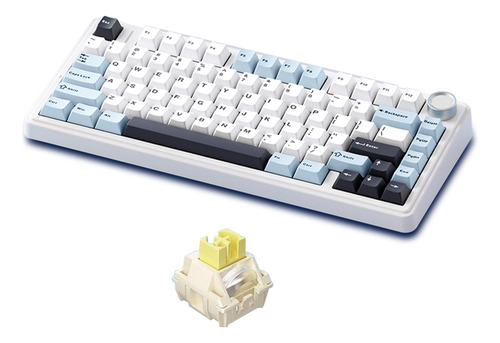 Teclado Mecánico Inalámbrico Aula F75 Estructura De Juntas