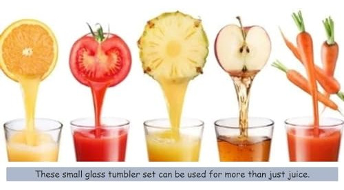 Vasos De Vidrio Transparente Para Jugo Y Más, 150 Ml, Set De