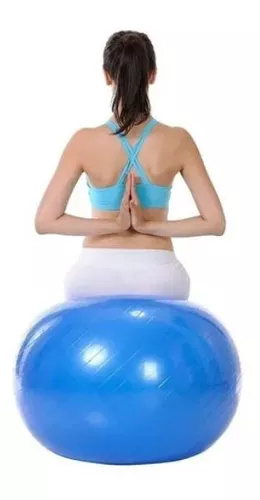 VITALWORXX Pelota de gimnasia para mujeres embarazadas extremadamente  estable para yoga 65 cm con bomba con ejercicios para embarazo parto salud  yoga fitness oficina trabajo recreación pilates : : Deportes y aire