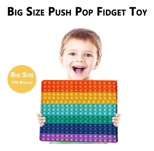 Pacotes De Brinquedo Fidget Baratos Pop It Pad Tamanho Grand