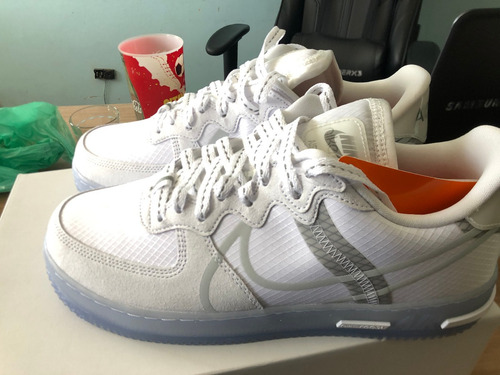 Nike Air Force 1 React Light Bone