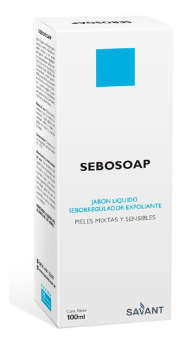 Sebosoap Jabón Líquido Seborregulador Exfoliante 100ml