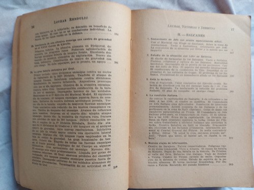 Luchas Victorias Y Derrotas - General Aleman Lothar Rendulic (Usado)