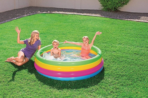 Alberca Piscina Infantil 1.57x46 4 Aros Bestway Infantil